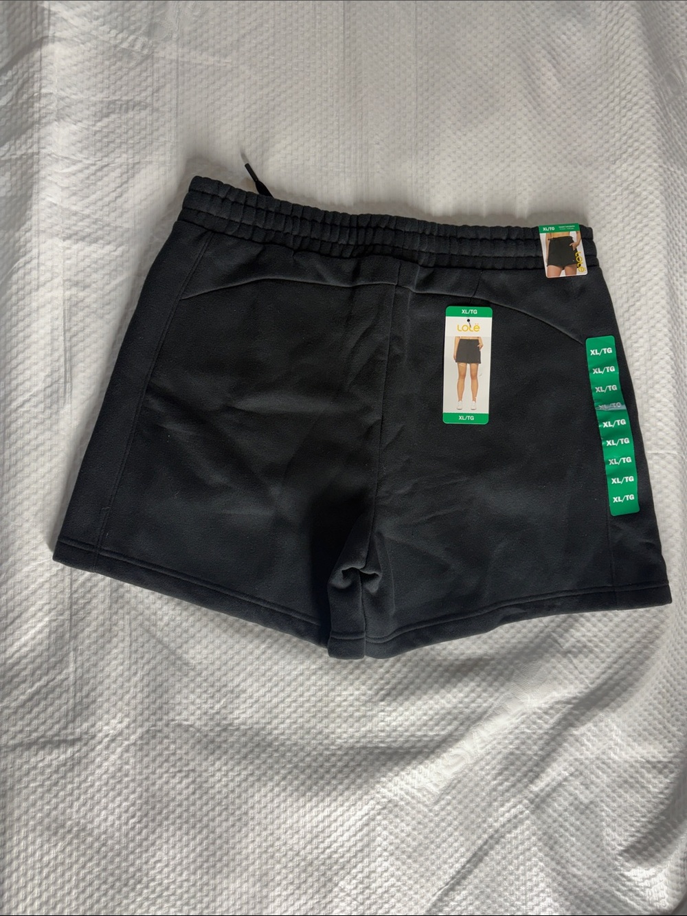 Lole Women's Black Bike Shorts - Elastic Waist